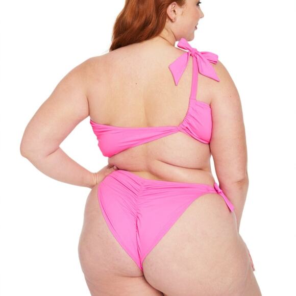 NWT Frederick's of Hollywood Laguna Pink Bikini Set Top/Bottom Women's Size M - Picture 3 of 11